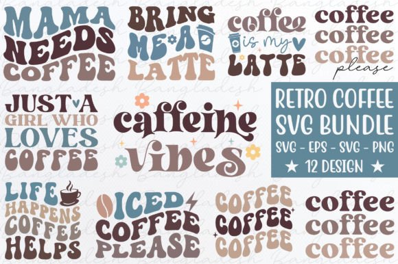 Download Retro Coffee SVG Bundle - Premium Resources